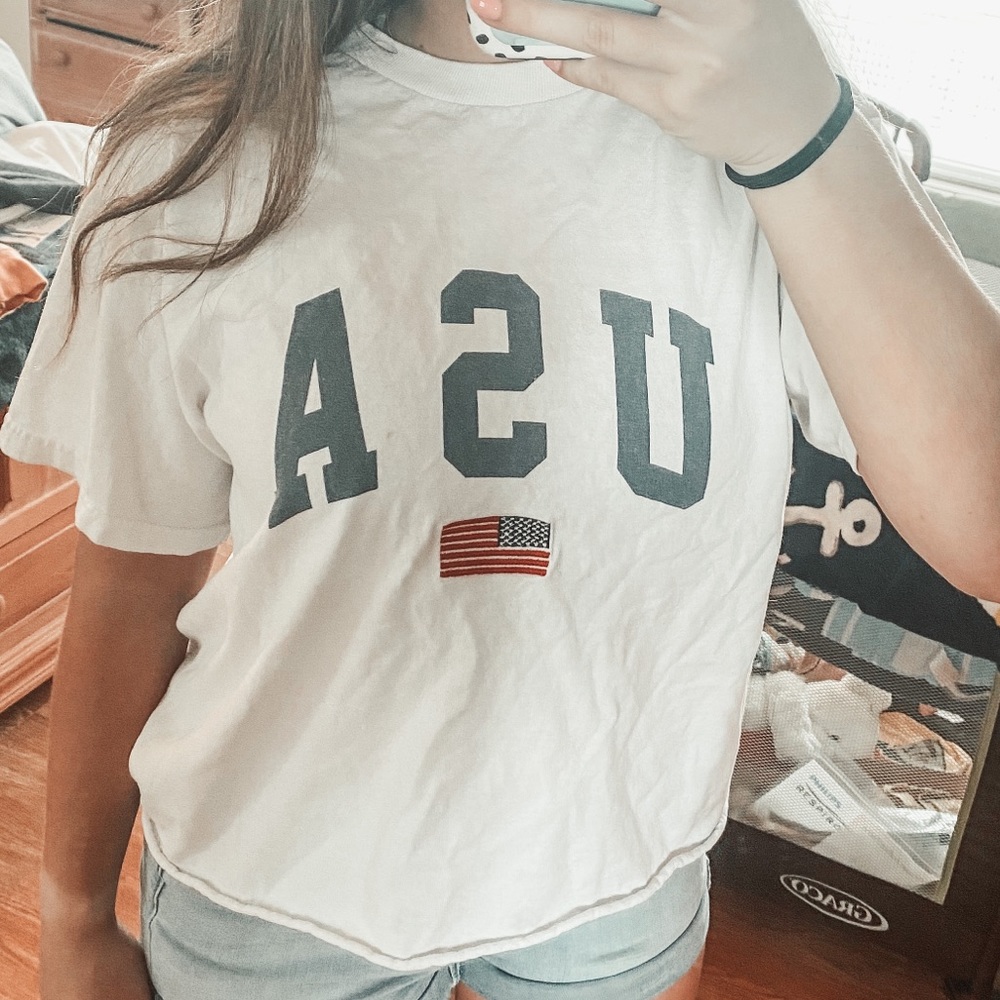 John galt USA cropped shirt